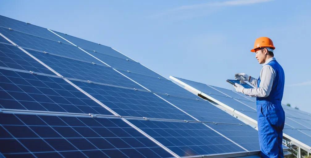 태양광 발전소 배경